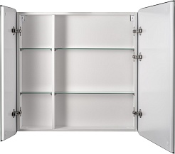 Stella Polare Зеркальный шкаф Анда 800х800/С R с Led-подсветкой – фотография-4